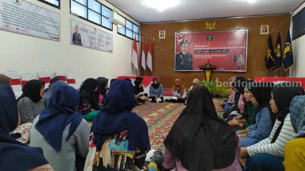 Warga Binaan Wanita Lapas Mojokerto Ikuti Pengajian Rutin Pengajian Lapas Mojokerto