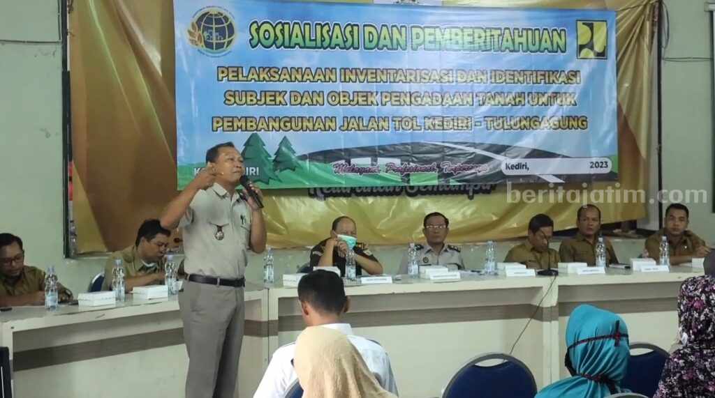 Sosialisasi jalan tol kediri