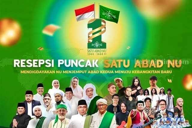 Satu Abad NU, Momentum Sindikasi Media Massa Daring di Pesantren Banner Harlah 1 Abad NU. (Instagram @1abadnu_1926)