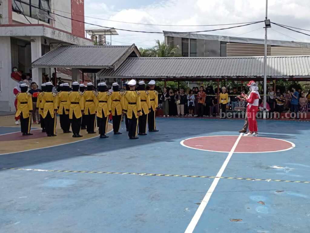 Begini Cara SMATAG Surabaya Cegah Munculnya Gangster dan Tawuran Pelajar Salah satu kelompok Paskibraka saat bertanding di SMATAG Surabaya