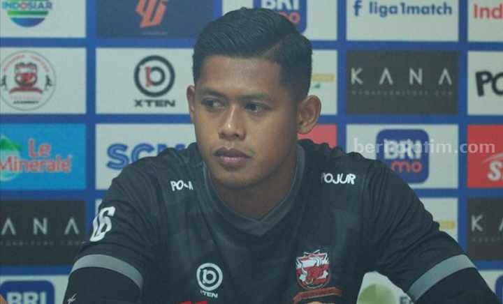 Taufik Hidayat, mantan pemain Persija Jakarta, yang saat ini membela Madura United FC.