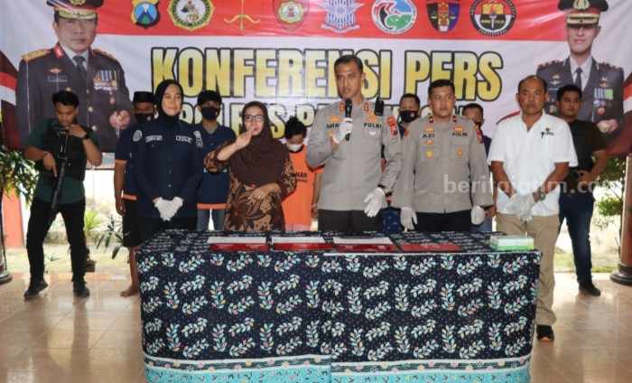 Awal Tahun, Polres Pamekasan Tangkap 10 Tersangka Narkoba