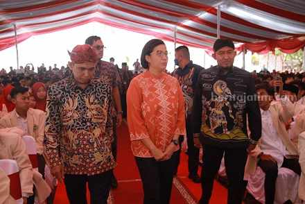Menkeu, Menko Polhukam dan Ketua Banggar DPR RI Kunjungan Kerja ke Sumenep sumenep