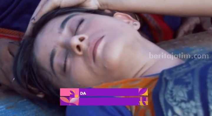 Cuplikan Nakusha yang hanyut ke sungai pada Nakusha hari ini, 28 Februari 2023.(Instagram/@antv_official).