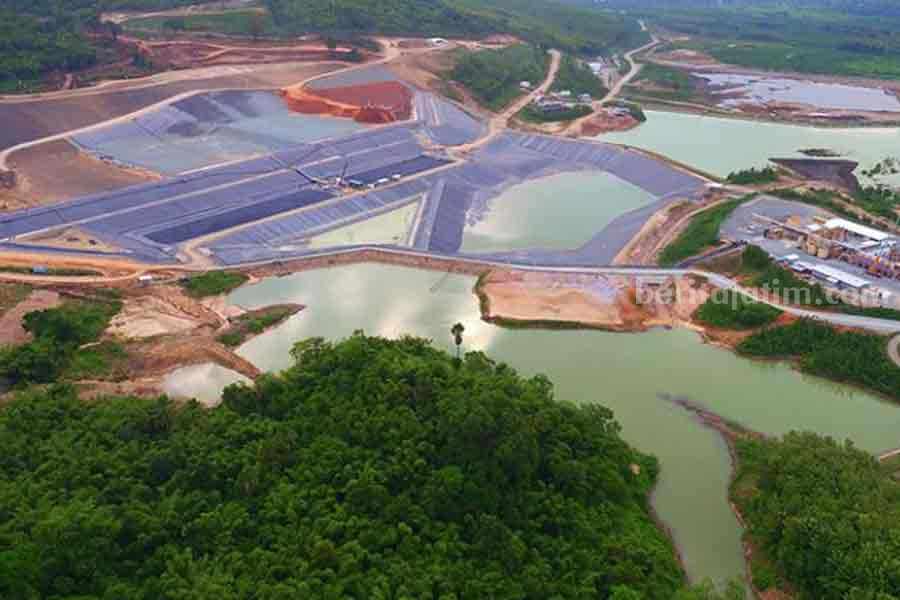Potret tambang emas terbesar di Jawa Timur.