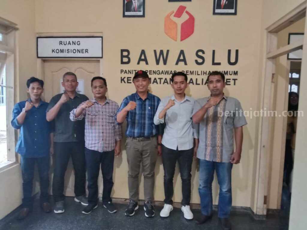 Badan Pemgawas Pemilu (Bawaslu) Provinsi Jawa Timur melakukan 'Patroli Pengawasan' ke Kecamatan Kalianget, Kabupaten Sumenep.