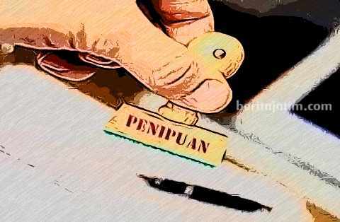Ilustrasi penipuan.