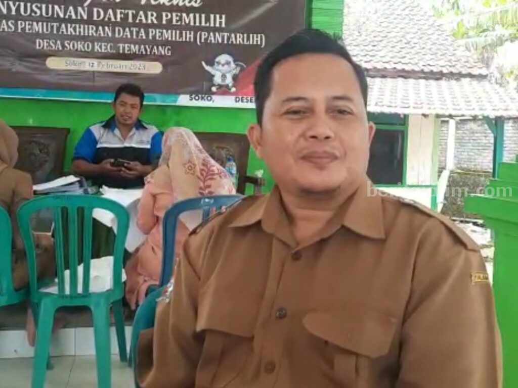 Kepala Desa Soko Kecamatan Temayang Kabupaten Bojonegoro, M Johan Hariyoko