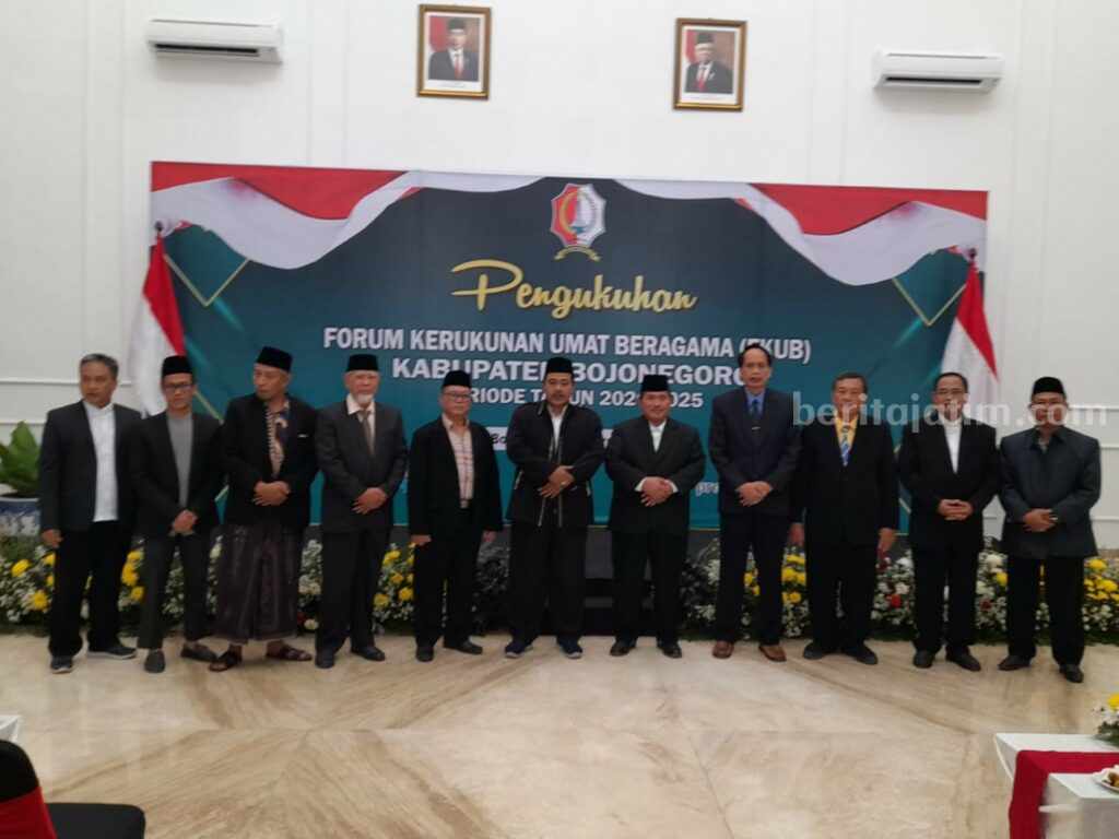 Pengukuhan Ketua FKUB Bojonegoro.