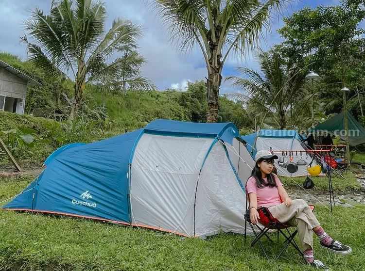 Suasana Kaleenata Family Camp Blitar yang sejuk dan alami.