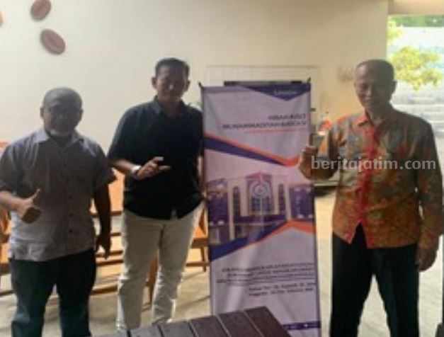 Tiga tokoh ekonomi Umsida Dr. Supardi, SE., MM., CSA., CRMP, Dr. Drs. Sriyono, MM., CSA., CIQnR, dan Muhammad Rizal Yulianto, SE., MM.