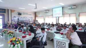 Suasana audiens acara kuliah umum di Unisma. (Foto: Afnani/beritajatim.com)