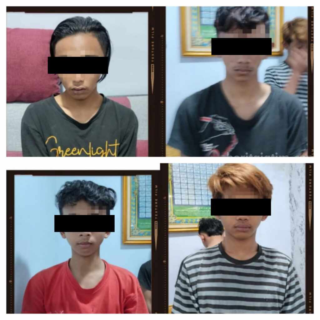 Polres Pasuruan Tetapkan 4 Remaja Perundungan Sebagai Tersangka Empat orang remaja yang melakukan pengeroyokan oleh korban N di Kecamatan Prigen.