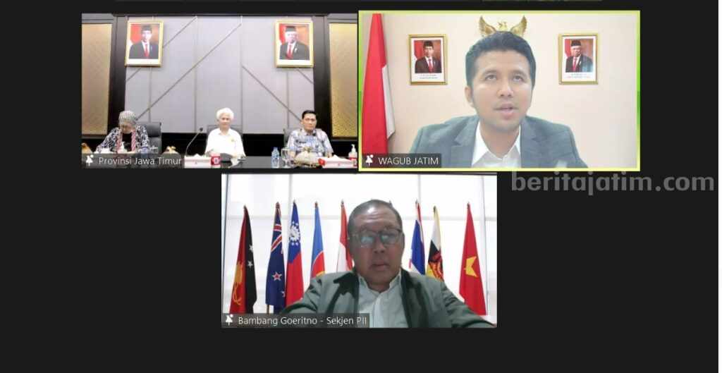 Emil Dardak berbicara dalam kegiatan Workshop FoLU Net Sink 2030.