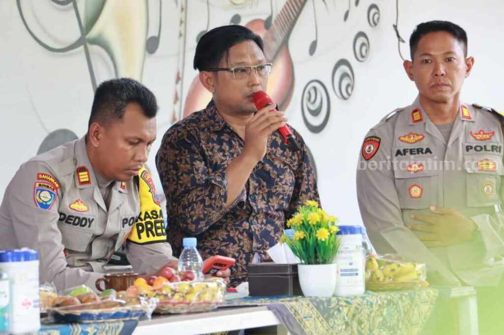 Sosialisasi bahaya narkoba oleh Polresta Mojokerrto.