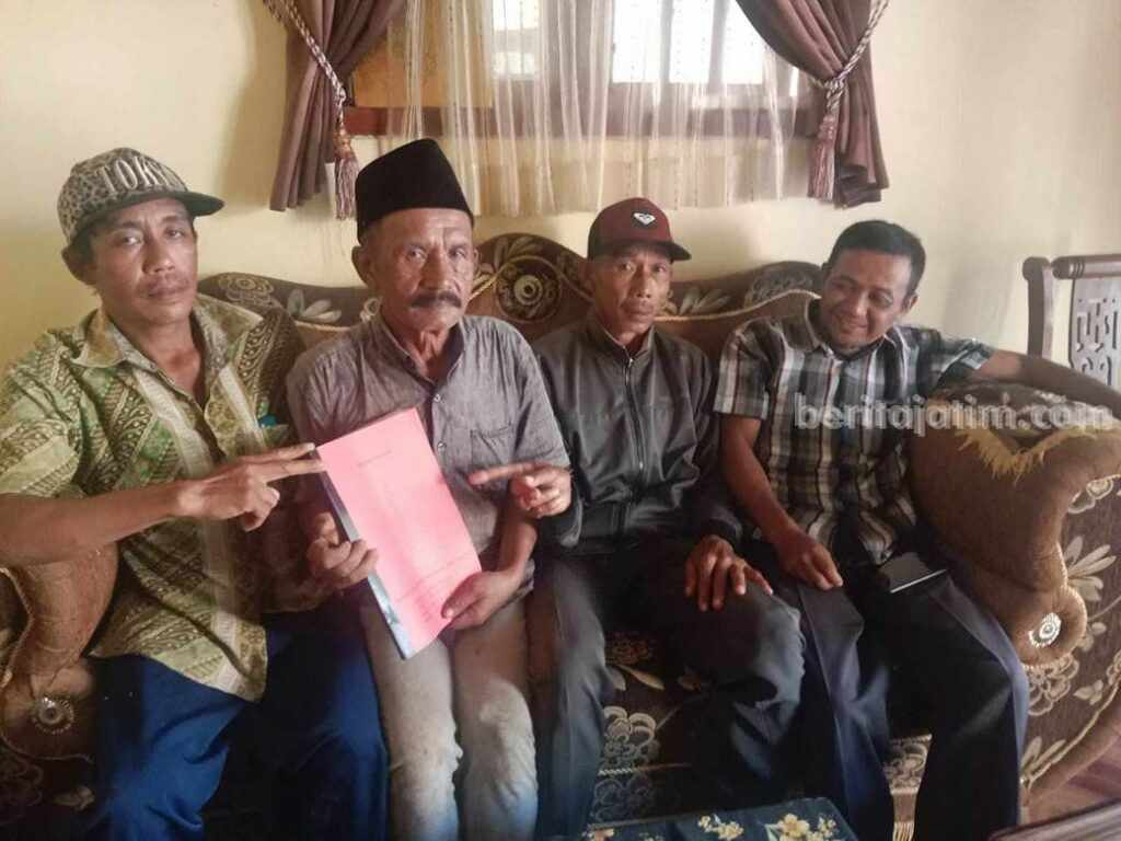 Warga Kabupaten Malang bakal membawa sengketa tanah Kalibakar ke Presiden Jokowi, Selasa (21/3/2023).