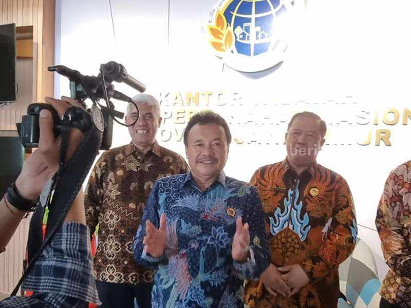 Kakanwil BPN Jatim Jonahar bersama jajaran Kantah Banyuwangi