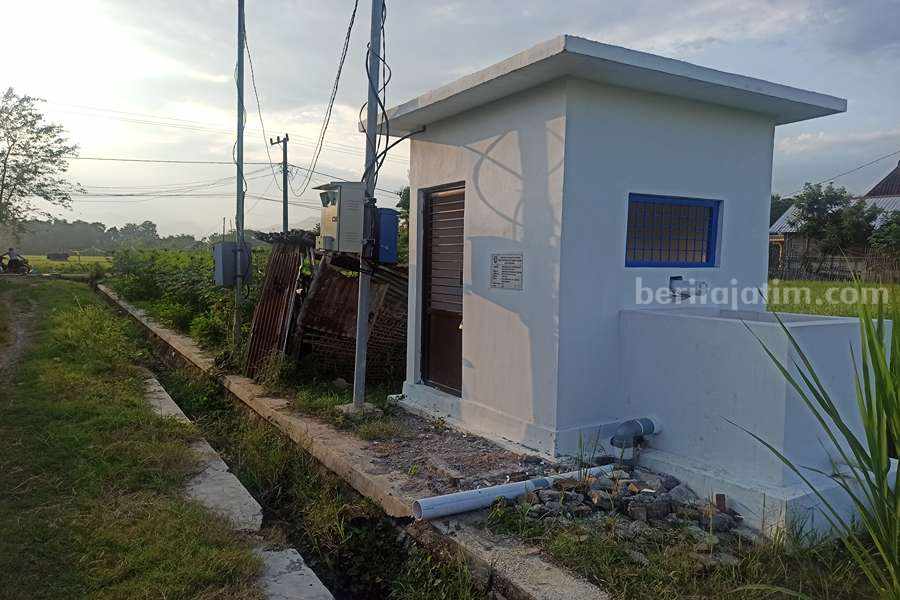 Bangunan sumur dalam yang berada di Desa Ringinputih Kecamatan Sampung Ponorogo. (Foto/Endra Dwiono)