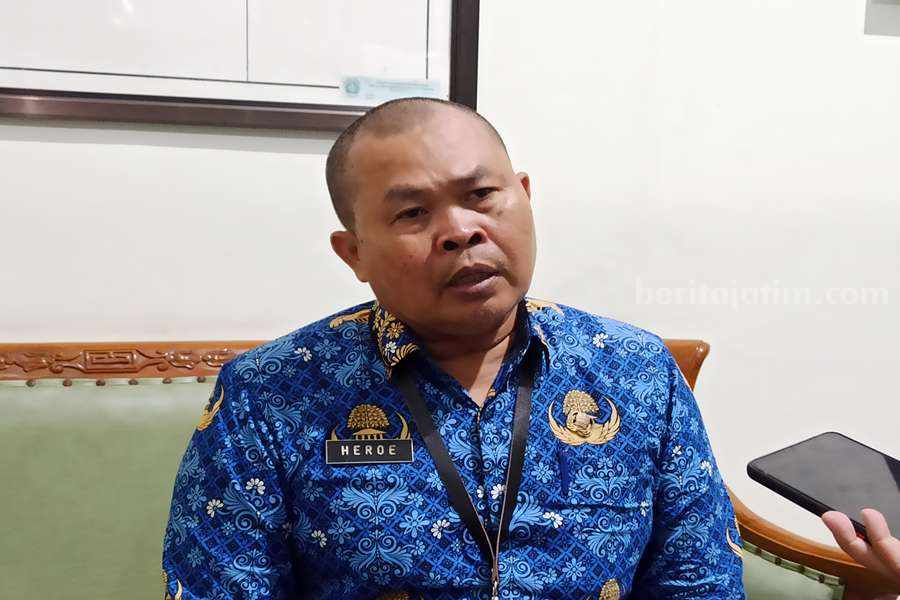 Dispendukcapil Lakukan Perekaman 3 Napi di Rutan Kelas IIB Ponorogo Sekretaris Dispendukcapil Ponorogo, Heru Purwanto. (Foto/Endra Dwiono)