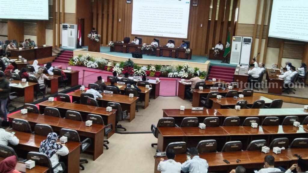 Sidang Paripurna 4 Ranperda DPRD Kabupaten Malang.