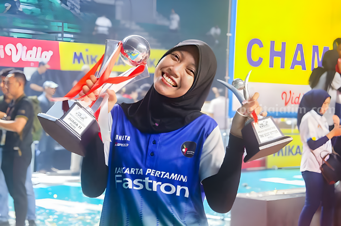 Arneta Jadi Setter Terbaik Putri Tahun 2023