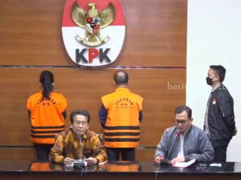 KPK saat merilis kasus korupsi yang melibatkan pasangan suami istri