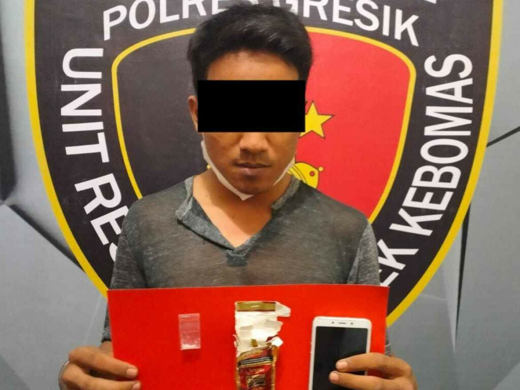 MS pengedar sabu asal Bojonegoro yang diamankan polisi Gresik