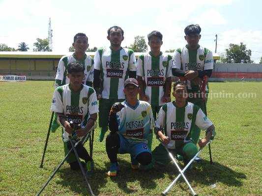 Tim Sepak Bola Amputasi Persas Surabaya: Juara Piala Bupati Jember Harga Mati