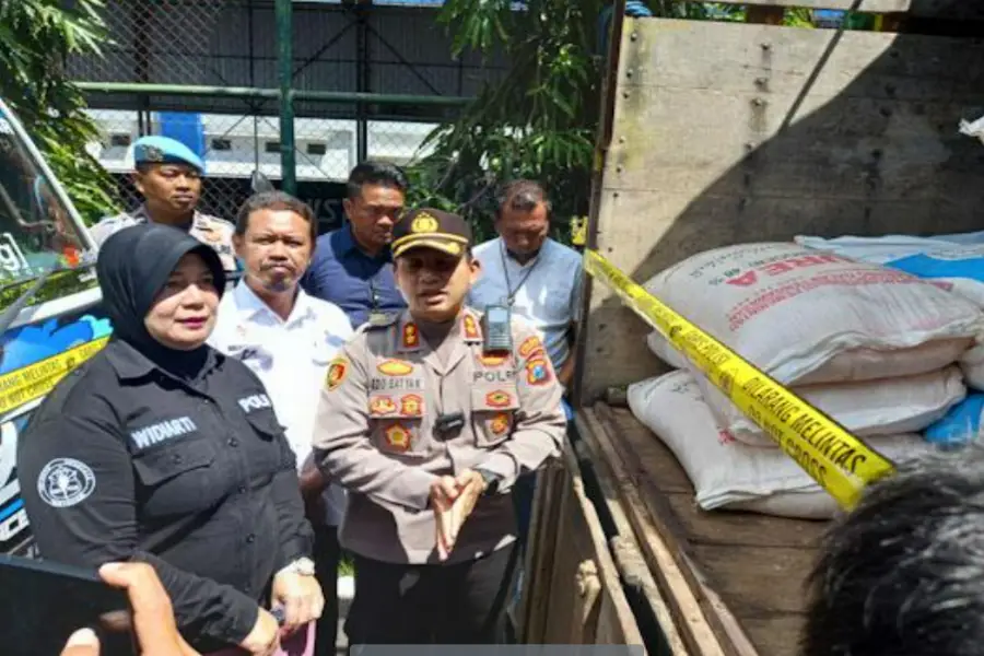 Polres Sumenep Gagalkan Penyelundupan Pupuk Bersubsidi Pupuk Subsidi Sumenep