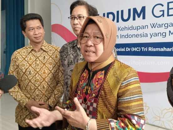 Mensos Risma Dorong ITS Ciptakan Inovasi di Daerah Tertinggal Mensos risma