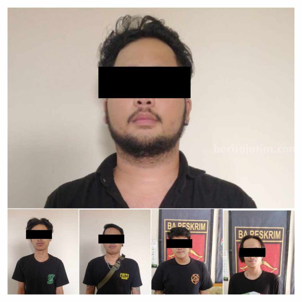 Lima Karyawan Chug Bar Keroyok Tiga Remaja Klampis Surabaya