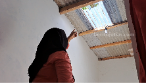 Toko Bumbu Dapur di Magetan Dibobol Maling, Duit Rp 4 Juta dan Rokok Raib Asbes toko dijebol oleh pelaku