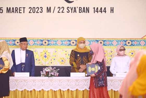 Gubernur Jatim Puji Hafalan Alquran Metode Habituasi di Ponpes HQ Jombang jombang