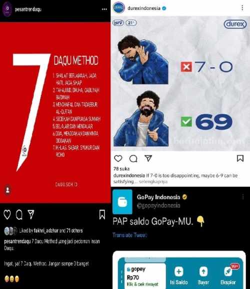 Skor 7-0 dalam pertandingan Liverpool melawan Manchester United menjadi bahan iklan di media sosial