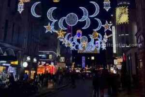 London peringati selamat datang Ramadhan.