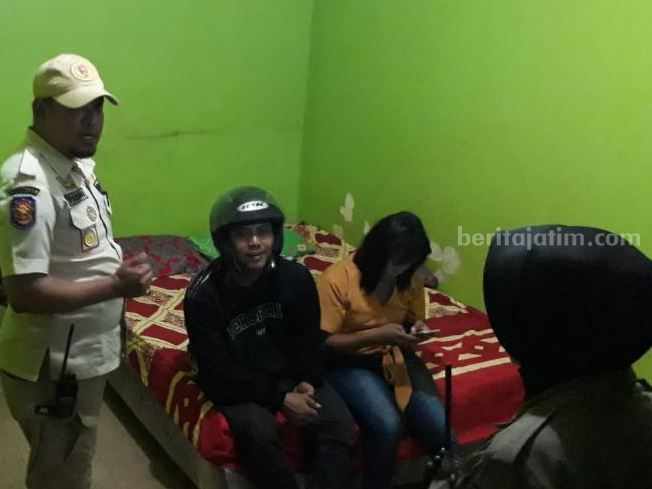 Razia jelang hari raya Idul Fitri 1444 Hijriah di dua hotel yang ada di Tuban. [foto: Istimewa/beritajatim.com]