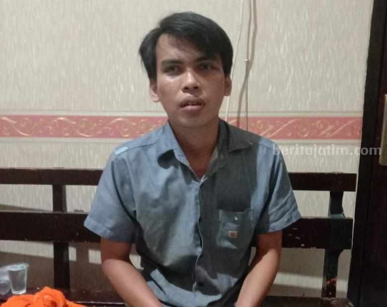 Pelaku pencurian kendaraan bermotor di Bangkalan (Foto: Zamachsari/beritajatim.com)