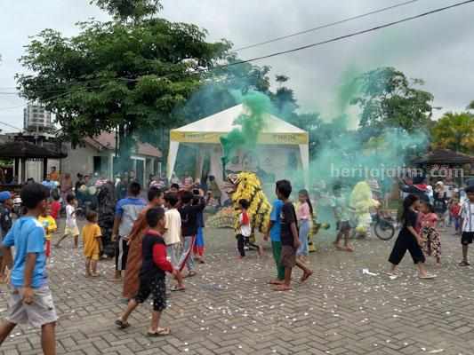 Gebyar budaya Ramadhan di Taman Tajanara Sumenep (foto : Temmy/ beritajatim.com)
