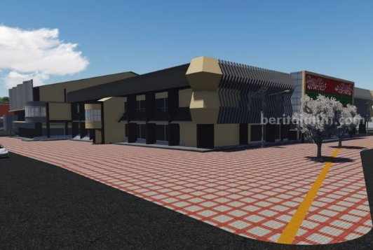Masterplan revitalisasi tahap IV Pasar Baru Magetan.