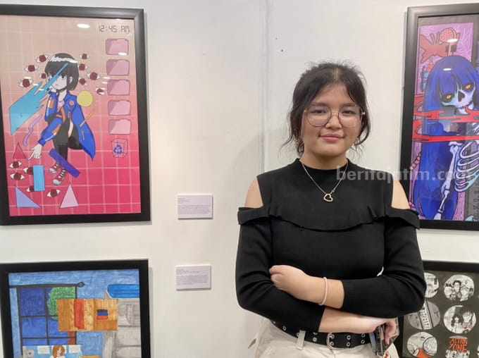 Francheska Angelique De Guzman (Sampoerna Academy Grade 12) melalui karya Entangled & Loose Ends.