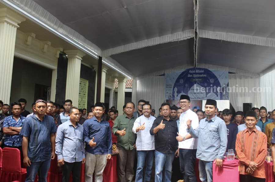 Halal bihalal PT Surya Hutani Jaya di Trenggalek.