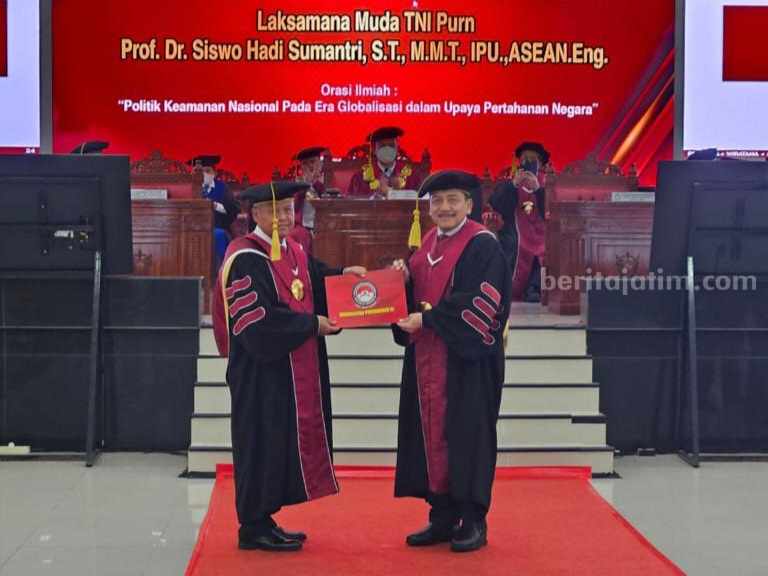 UHT Surabaya Punya Guru Besar Baru Bidang Ilmu Pertahanan