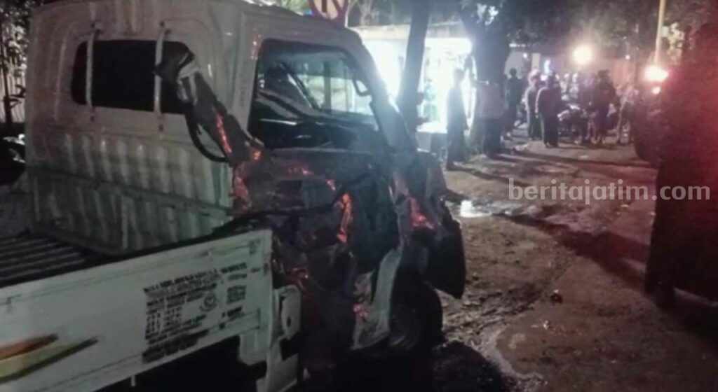 Pikap Lawan Truk TNI di Pasuruan, 2 Orang Meninggal Dunia Kecelakaan Pasuruan