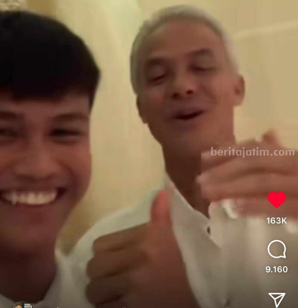 Ganjar Pranowo dan Hokky Caraka