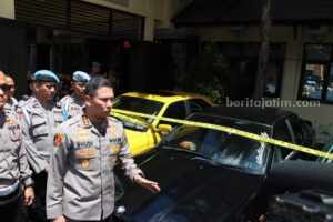 Kapolresta Malang Kota, Kombes Pol Budi Hermanto, saat memeriksa kendaraan yang amankan hasil razia balap liar. (Ist)