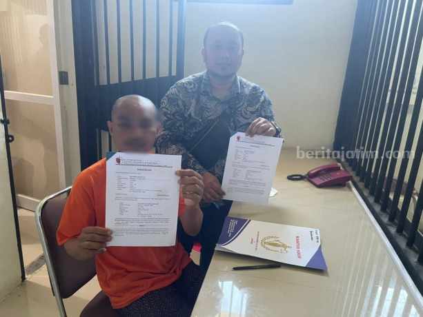 Terdakwa Hendro Setiawan baju oranye divonis 9 bulan penjara atas pembunuhan istri siri Elly Prasetya Ningsih warga Kecamatan Yosowilangun, Kabupaten Lumajang.