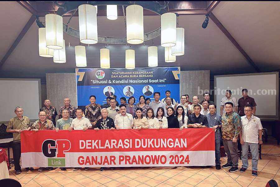 Dimotori 9 Pengusaha, GP Link Deklarasi Dukung Ganjar Deklarasi GP Link untuk Ganjar