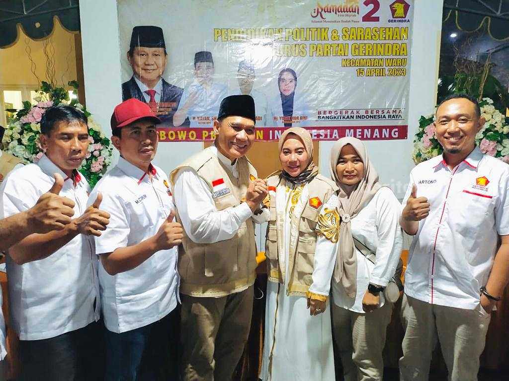 BHS dan Yunik Nur Aini bersama tim, siap menangkan Prabowo Presiden 2024
