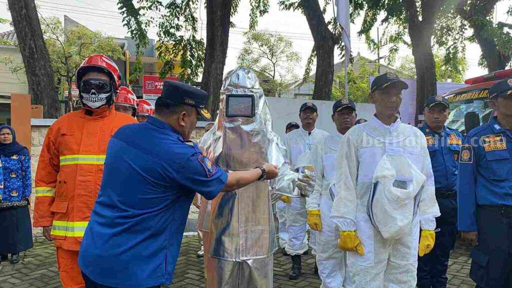 Antisipasi Kebakaran di Hari Raya Lebaran, 118 Personel Damkarla Gresik Disiagakan