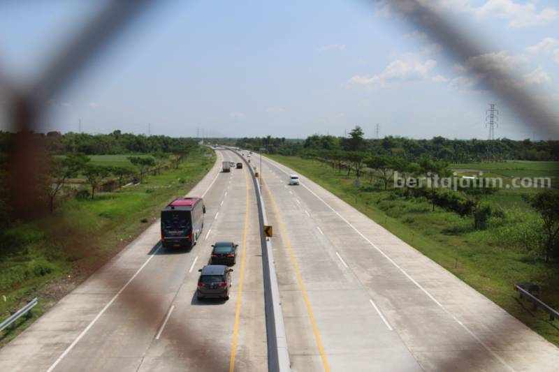 Pantauan arus mudik di Jalur Tol Ngawi-Solo, Rabu (19/4/2023)